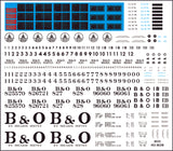 HO B&O Ice Breaker Decals (1964+)