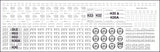 HO PRR Circle Keystone Covered Hopper Decals