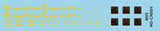 HO Chessie System Greenville Well Hole Flatcar Decals