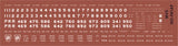 HO PRR F41A Flatcar Decals