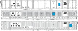 HO PRR G32, G32A, G32B, G32C Gondola Decals Penn Central (1968+)
