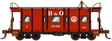 HO B&O I-12 Caboose Red Scheme (1941-1964) Decals