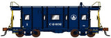 HO B&O I-12 Caboose Blue Scheme (1965-1983+) Decals