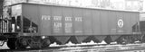 HO PRR 4-Bay Hopper (H21/H22/H25) Decals in Circle Keystone