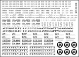 HO PRR X28 & X28a Boxcar Decals