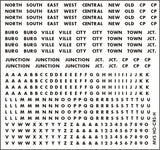 HO & N Conrail CP Control Point Sign Decals