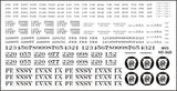 HO PRR GLd Hopper Decals