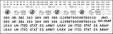 HO US Army Transportation Corp Flatcar Decals